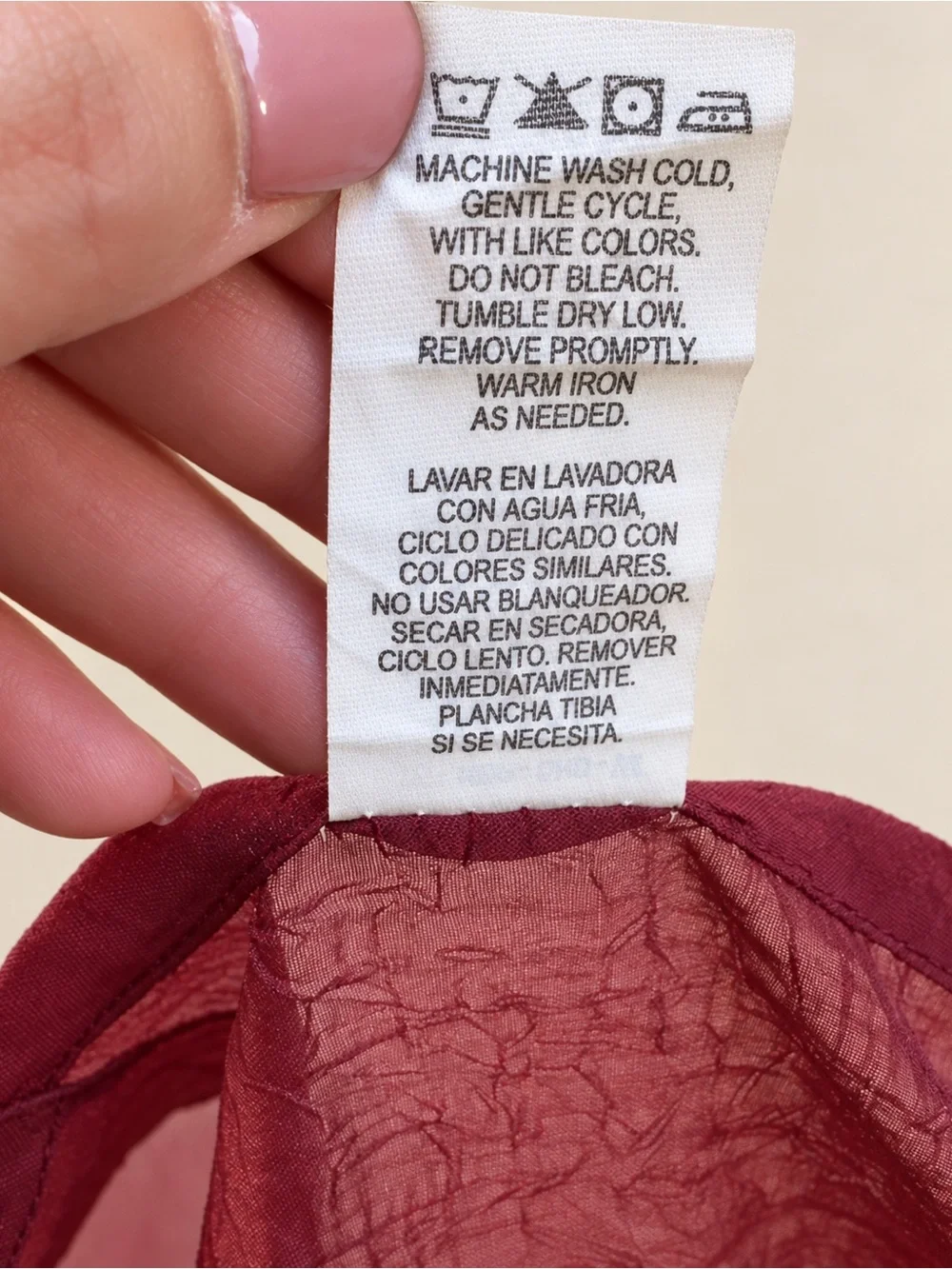 Vintage Burgundy Embroidered Semi-Sheer Curtains 52x84 Set of 2
